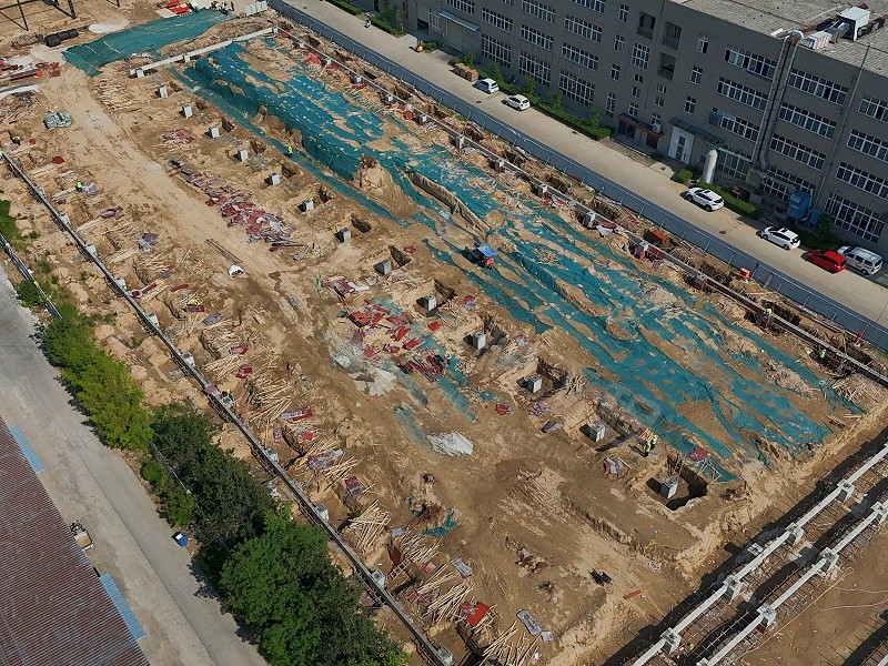 蔚蓝钢结构丨郑州德惠福钢结构厂房建造案例