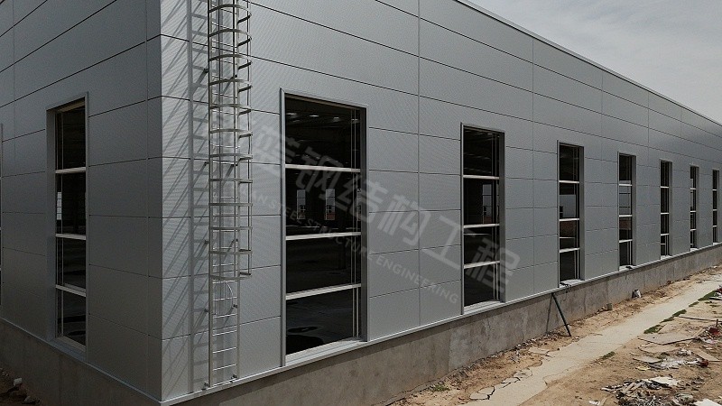 蔚蓝钢结构丨河南超人帮钢结构厂房建造案例