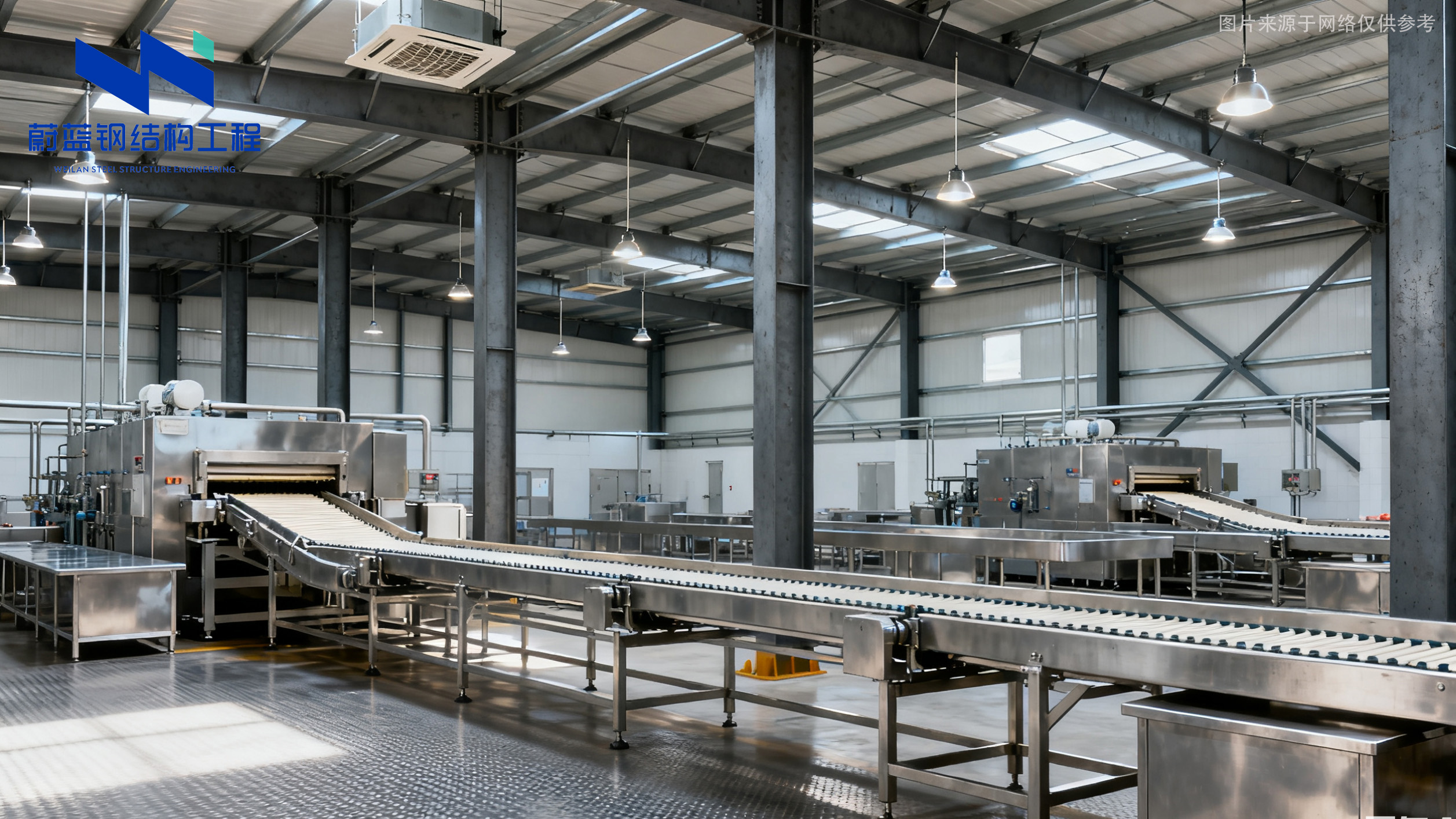 钢结构食品生产车间 钢结构食品生产车间