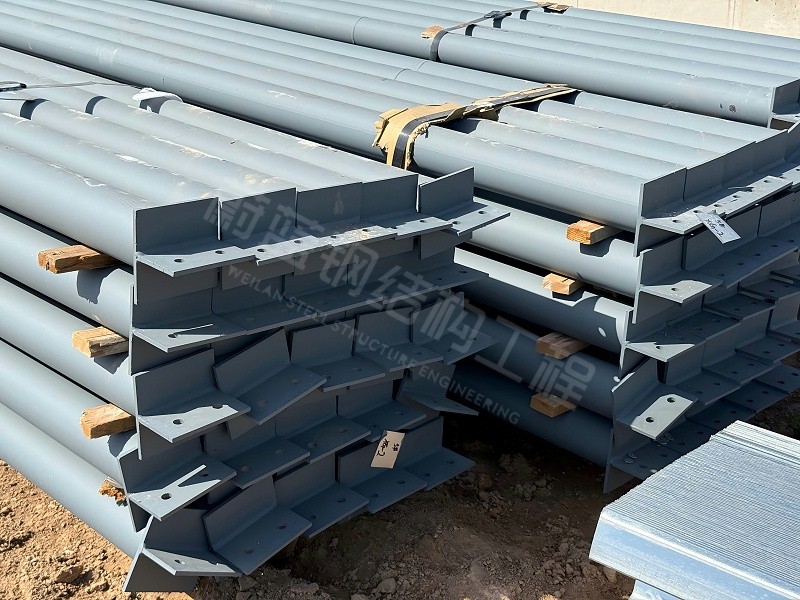 蔚蓝钢结构丨河南施美克9#钢结构厂房建造案例