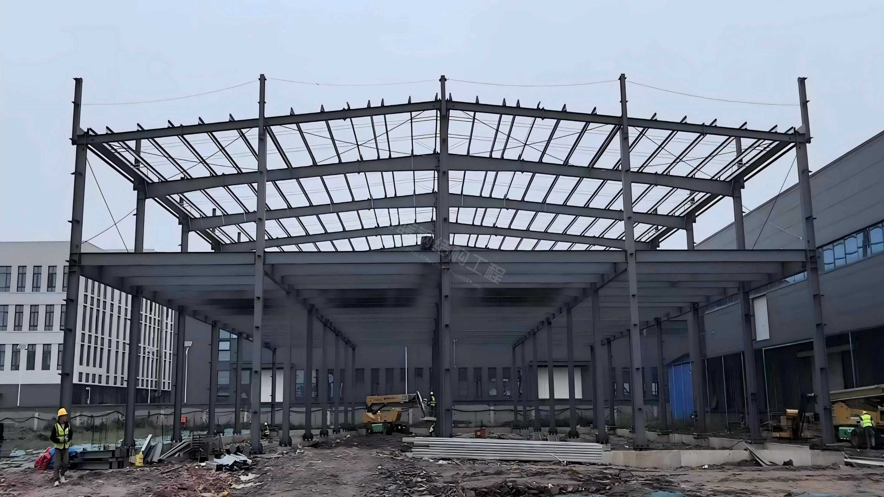 河南乐彩：2#钢结构厂房