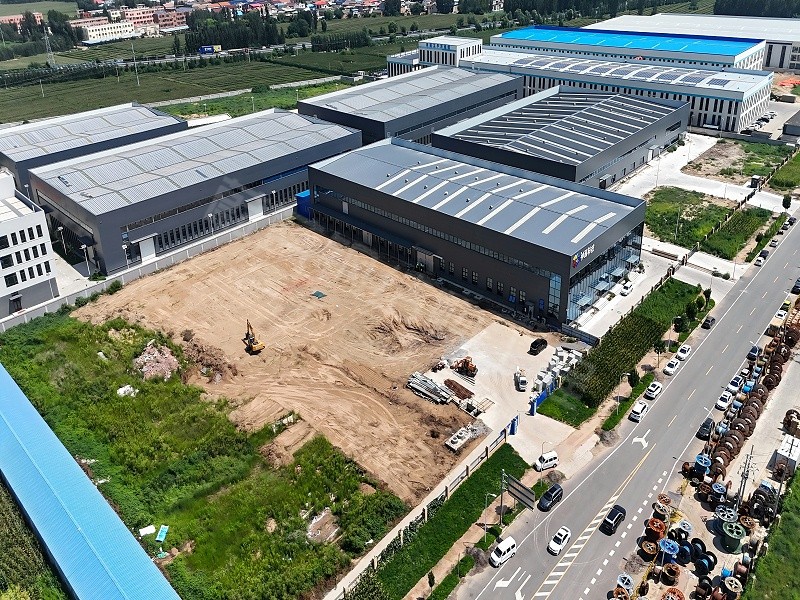 蔚蓝钢结构丨河南乐彩2#钢结构厂房建造案例