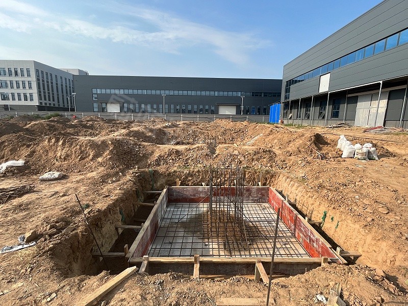 蔚蓝钢结构丨河南乐彩2#钢结构厂房建造案例