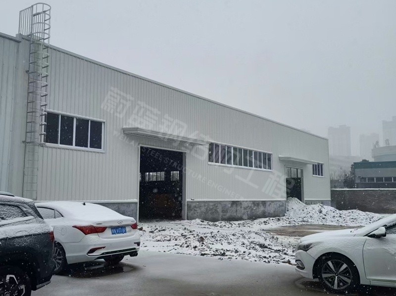 蔚蓝钢结构丨北京现代商丘4S店建造案例