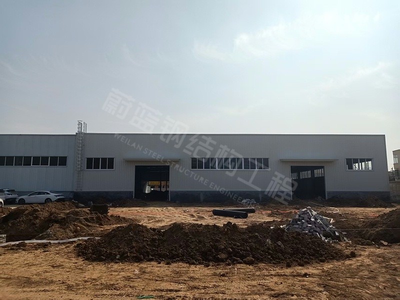 蔚蓝钢结构丨北京现代商丘4S店建造案例