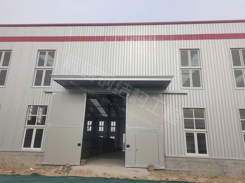 蔚蓝钢结构丨安阳鑫水源钢结构厂房案例