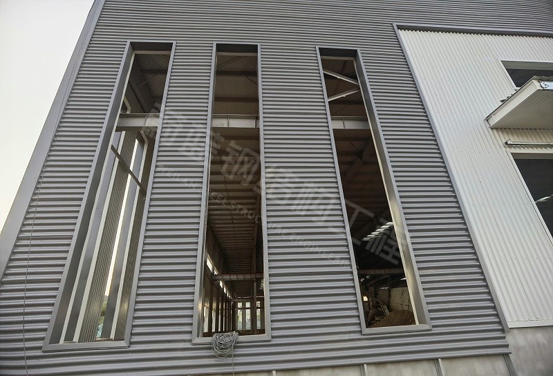 蔚蓝钢结构丨甘肃银财钢结构工业厂房建造案例