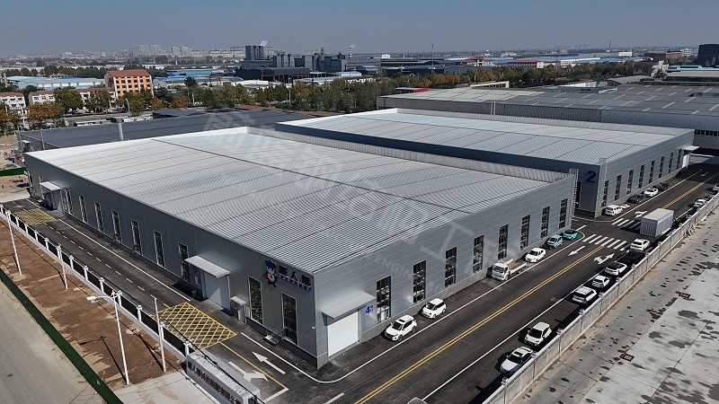 蔚蓝钢结构丨河南超人帮钢结构厂房建造案例