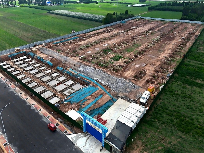 蔚蓝钢结构丨河南威百特钢结构厂房建造案例